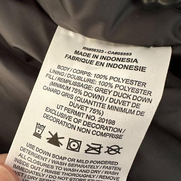 NWT Nike Team Black 550 Down Filled Parka Puffer Coat Men's 2XL XXL Customized - Picture 7 of 9